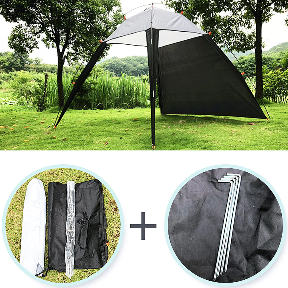 Cheap Goat Tents Outdoors Canopy Beach Shelter Lightweight Sun Shade Tent Waterproof Tent Garden Sun Awning For Beach Camping Travel Accessories   